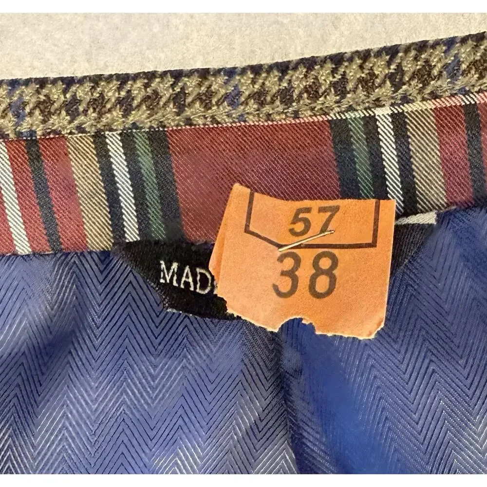 Haines & Bonner London Men's 58R New Wool Houndstooth Sport Coat Jacket Heritage